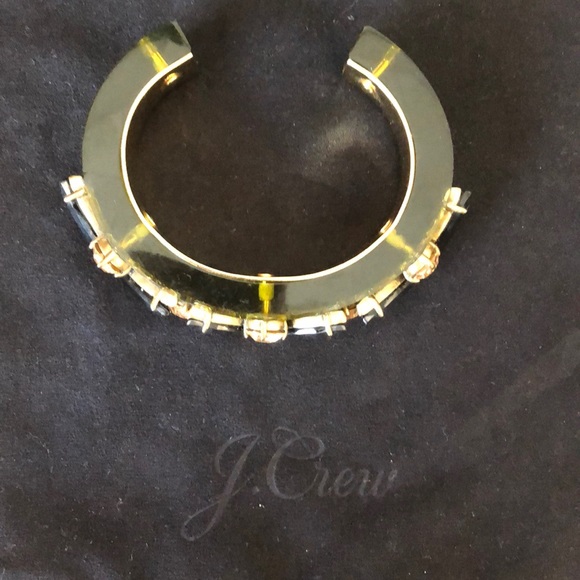 J.Crew Green Lucite Cuff - Picture 2 of 5